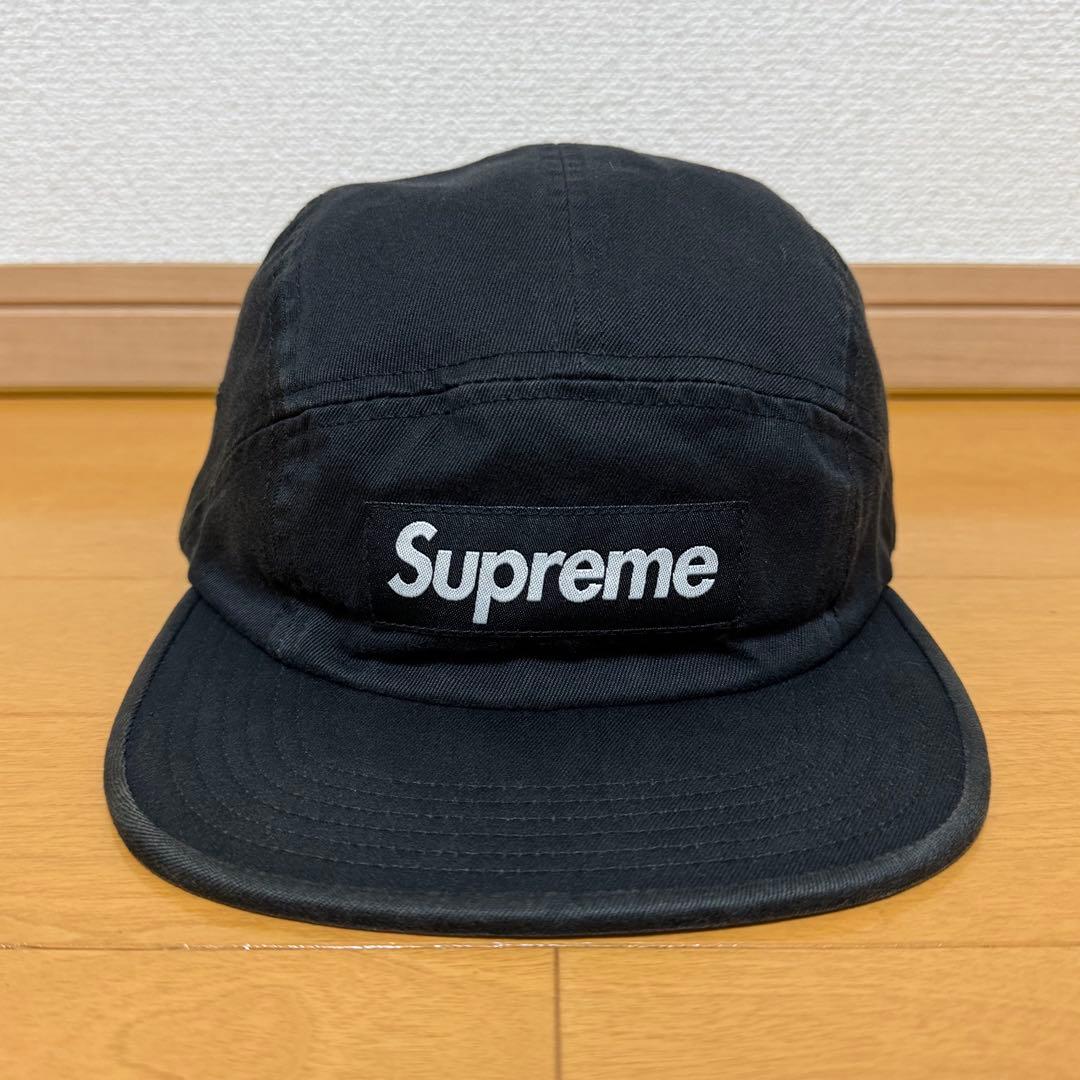 帽子 Supreme Contrast Panel Camp Cap 18aw