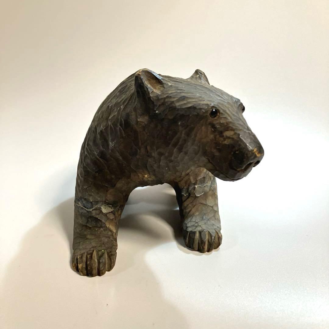 専用　北海道　古作　旭川　アイヌ　木彫りの熊　木彫り熊　木彫熊　民芸　伝統工芸
