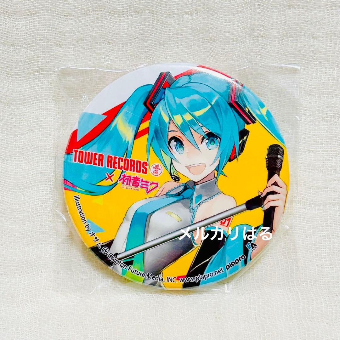 初音ミク TOWER RECORDS 缶バッジ