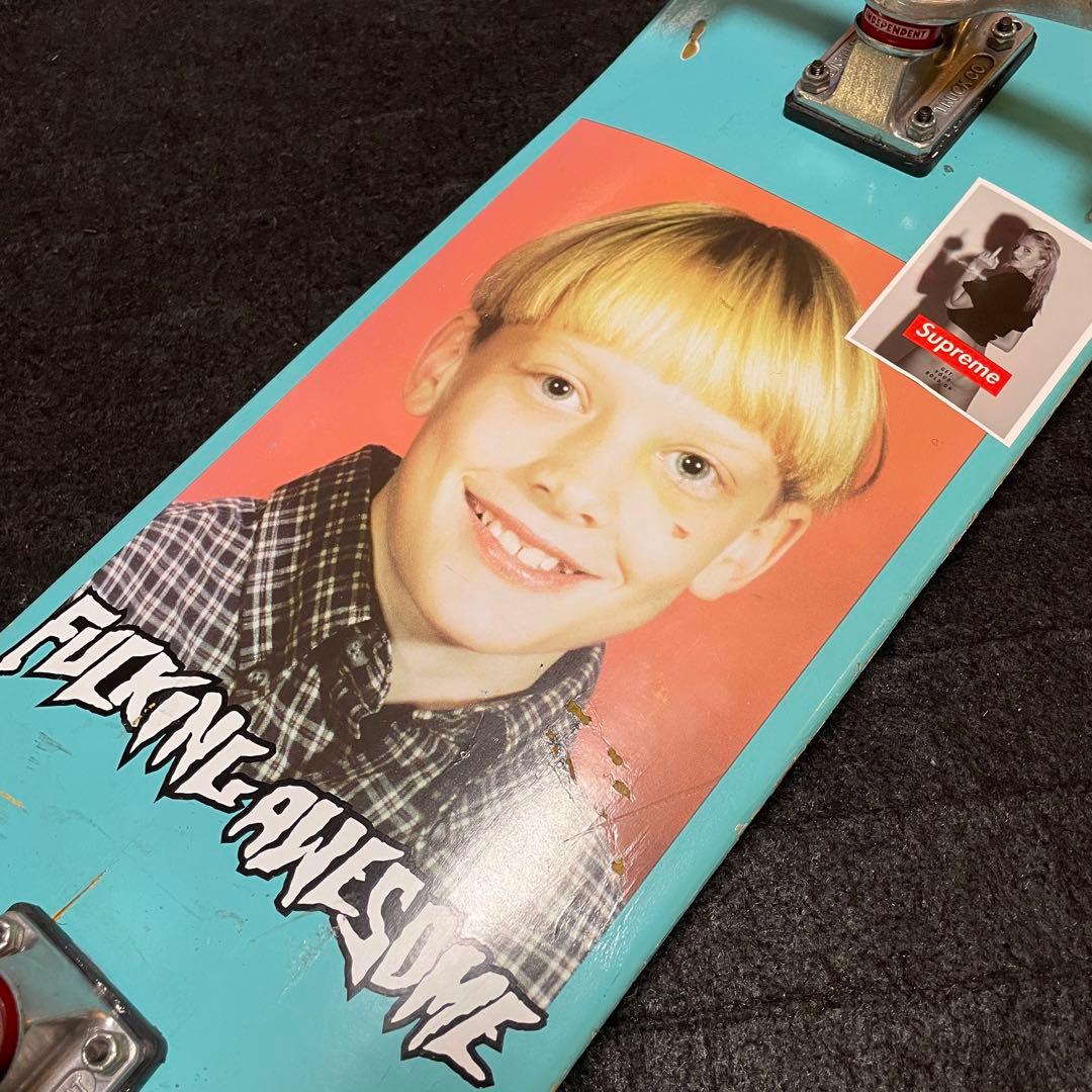 ファッキングオーサム　スケボー　スケートボード　インディペンデント　BONES