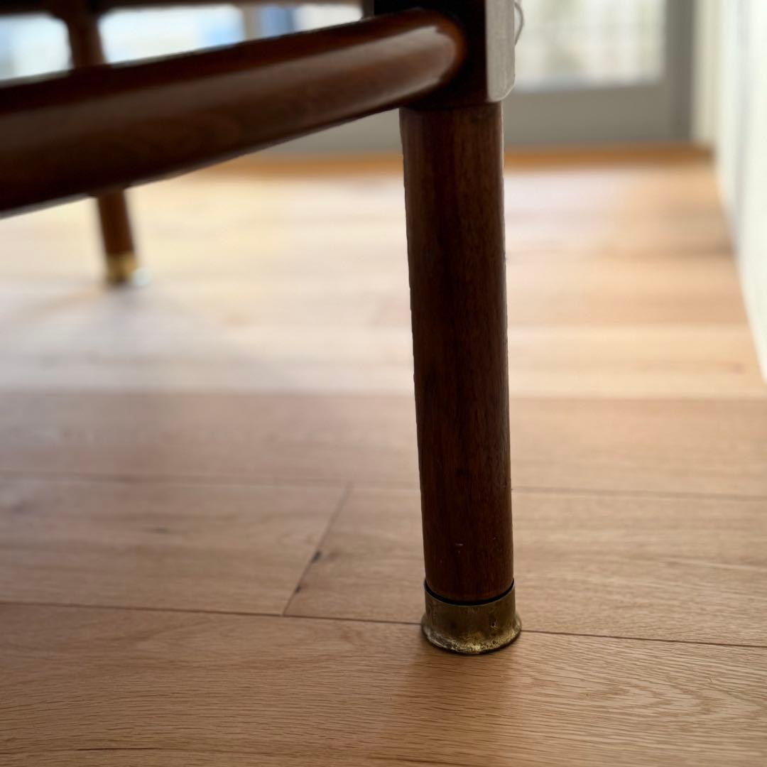 【お値下げ】高級木材 マホガニー ヴィンテージ テーブル マット付き