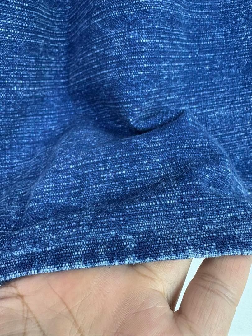 【新品】藍染　ストーンウォッシュ　サルエルパンツ 男女兼用　F441-29