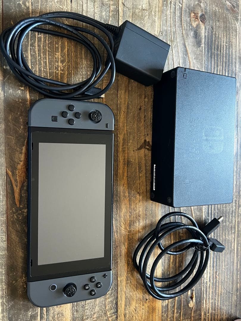 Nintendo Switch 本体 グレー ACアダプター付き