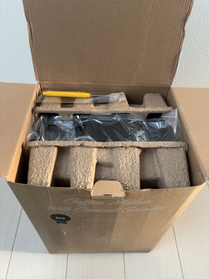 BRUNO ブルーノ コーヒーメーカー 全自動 ブラック BOE144-BK