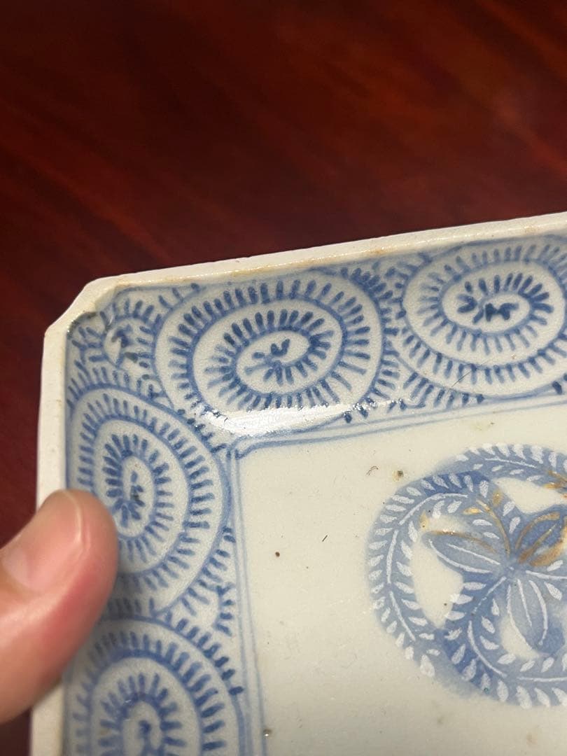 切込　長皿　蛸唐草　古伊万里　民藝　民芸　くらわんか　会津本郷　波佐見