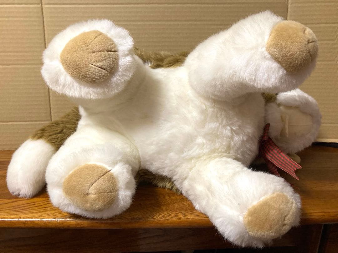 80年代 ビンテージ 日本製 オリヨン 犬 ワンちゃん ぬいぐるみ 当時物