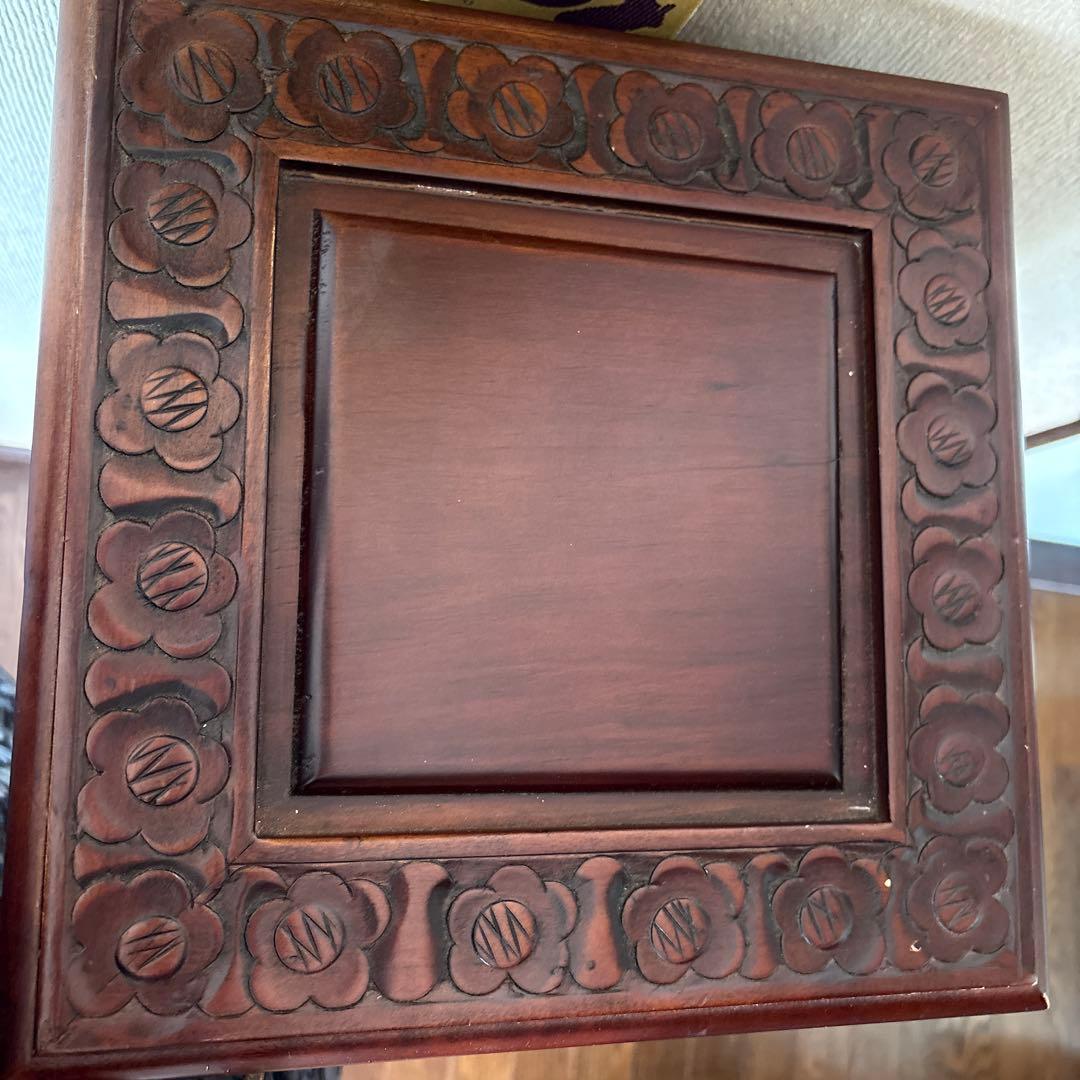 木製タンス 彫刻デザイン 7引き出し