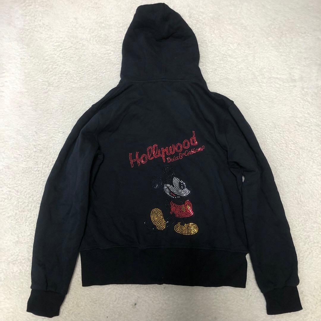 ドルチェ&ガッバーナ　ミッキーマウスコラボ　パーカー　ラインストーン