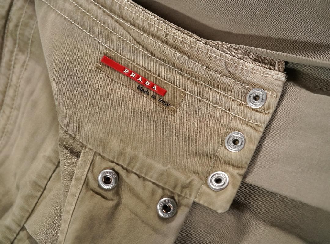 イタリア製 PRADA SPORT コットン プリーツ スカート 40サイズ