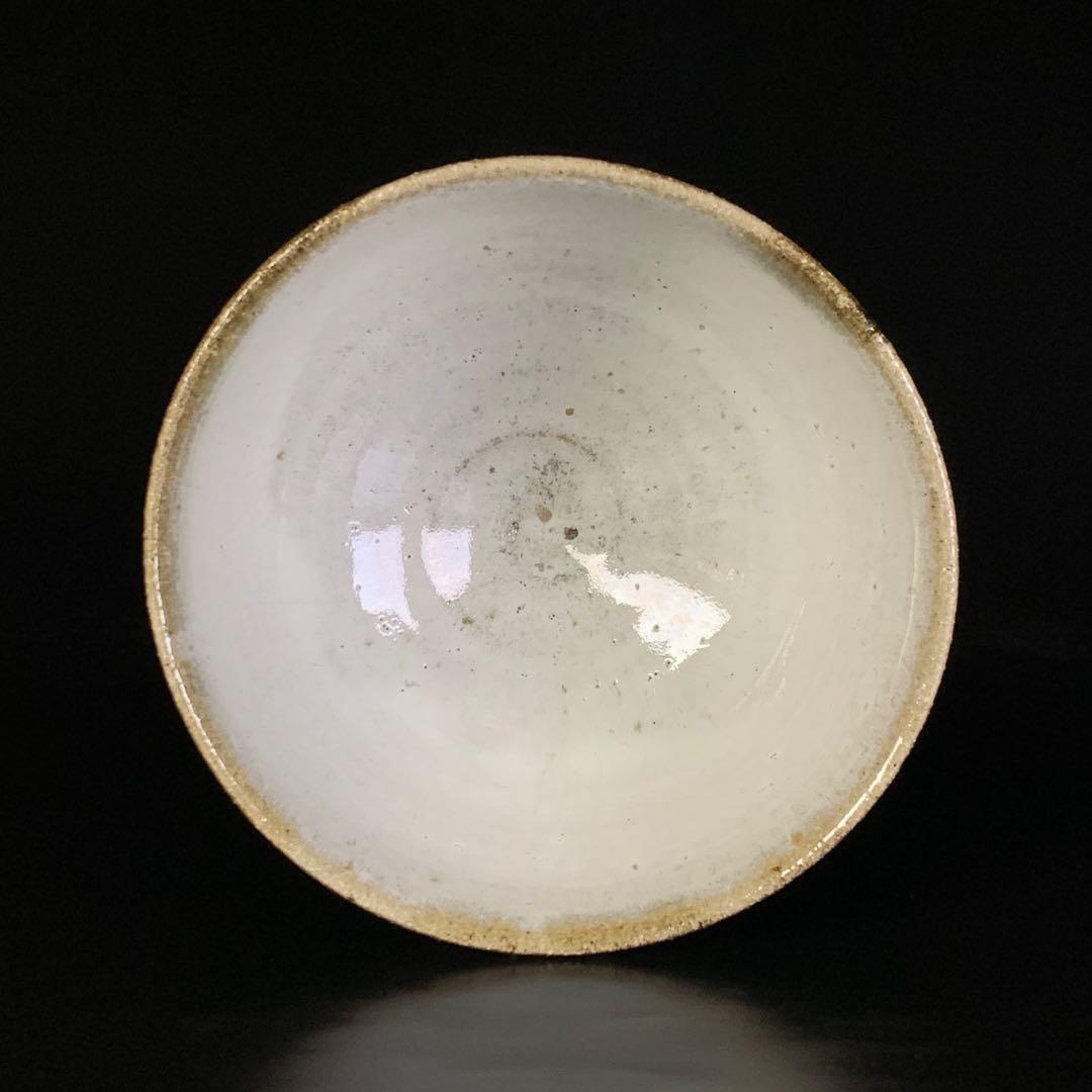 【中里重利 作】唐津焼 『斑唐津』 茶碗 共布 共箱 栞 陶歴