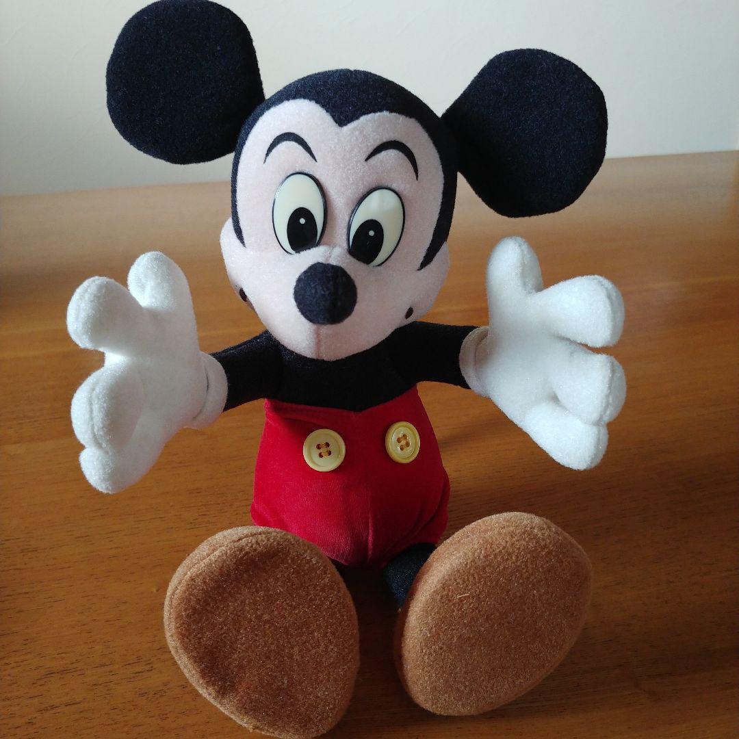 昭和レトロ　ミッキーマウス　人形　ぬいぐるみ　レア