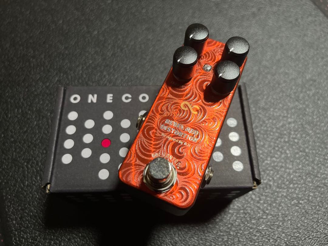 高音質 人気 ワンコントロール REBEL RED 4K 歪み ドライブ ペダル