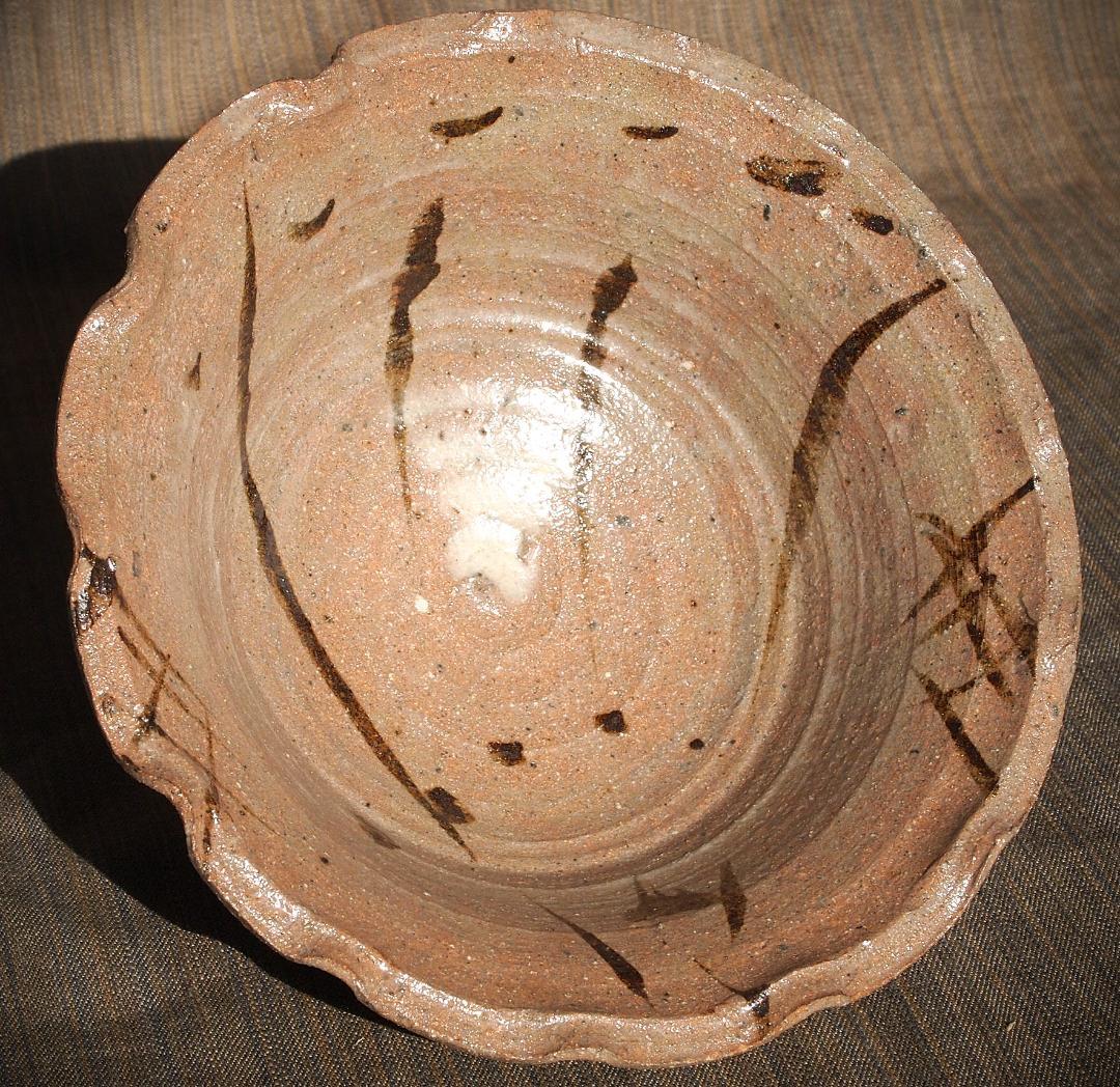 希少作★吉田明★輪花鉢★唐津系