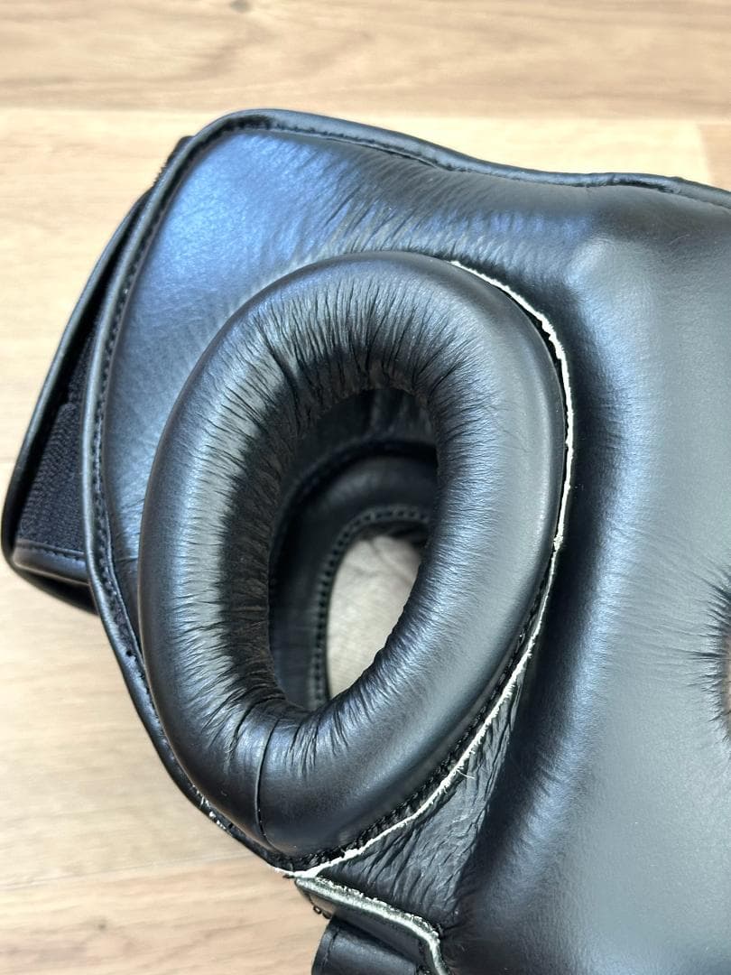 【即日発送】K-1アマチュアヘッドギア(バー有り)　黒　 Lサイズ