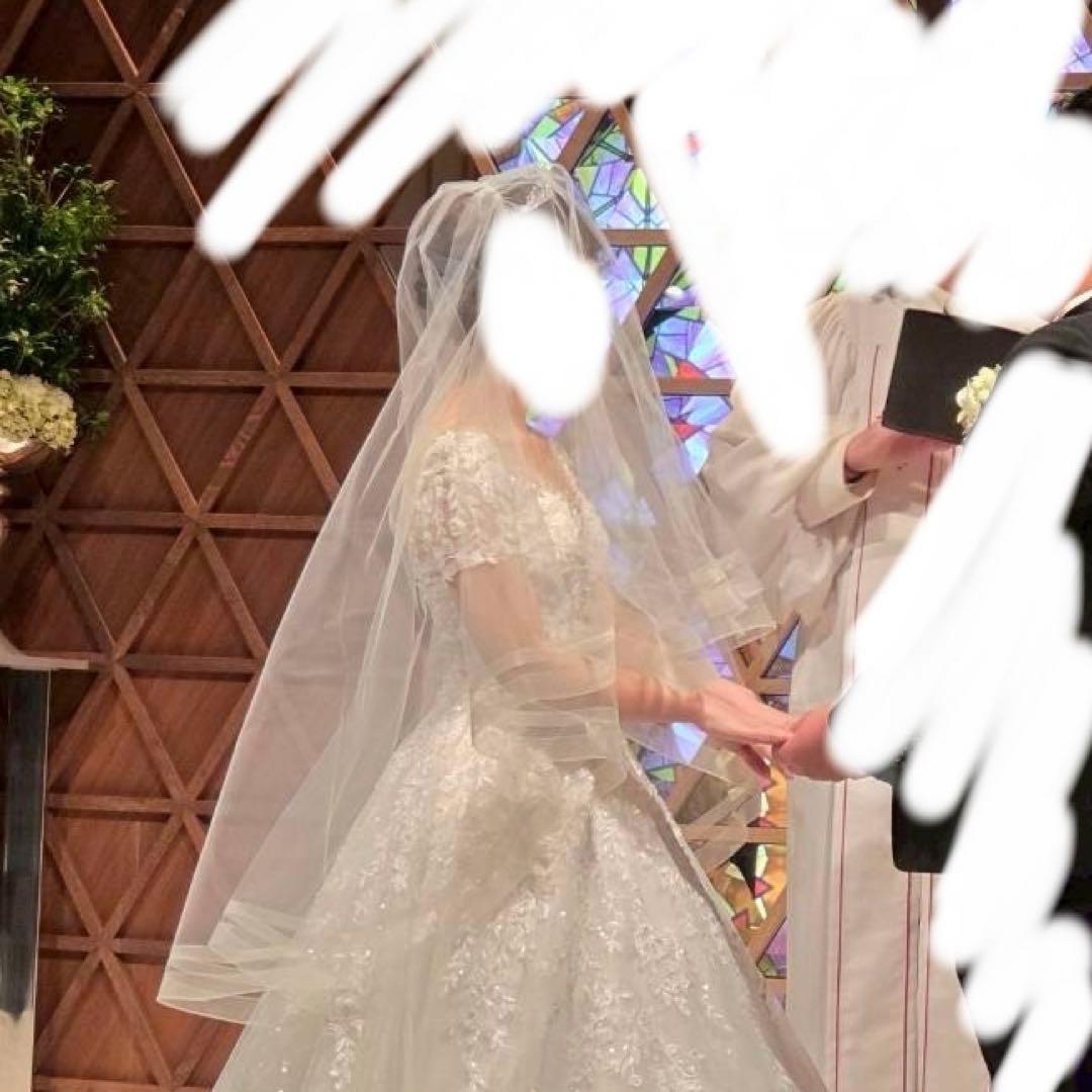 ウェディングベール　二層チュールベール　タカミブライダル