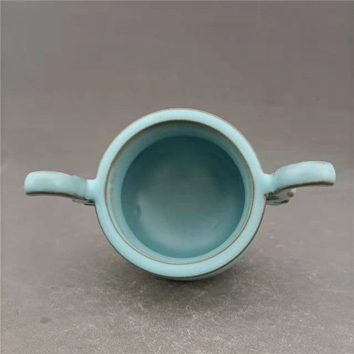 両耳如意尊三本足香炉 香道具   装飾品   現代工芸品 美術品 置物