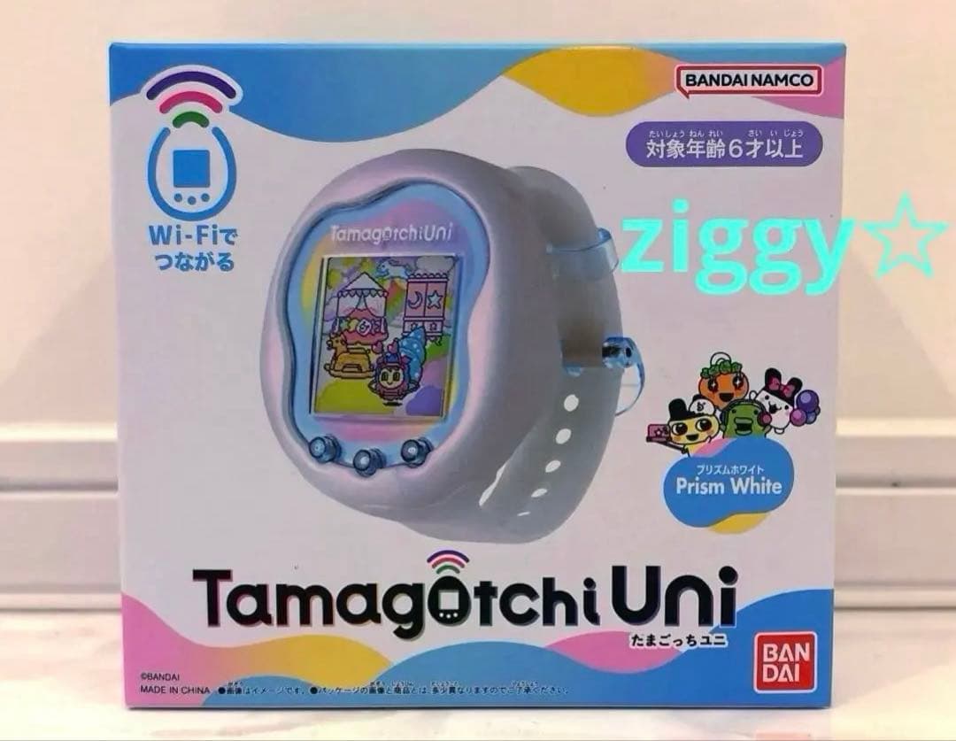 たまごっちユニ　プリズムホワイト　uni prism white