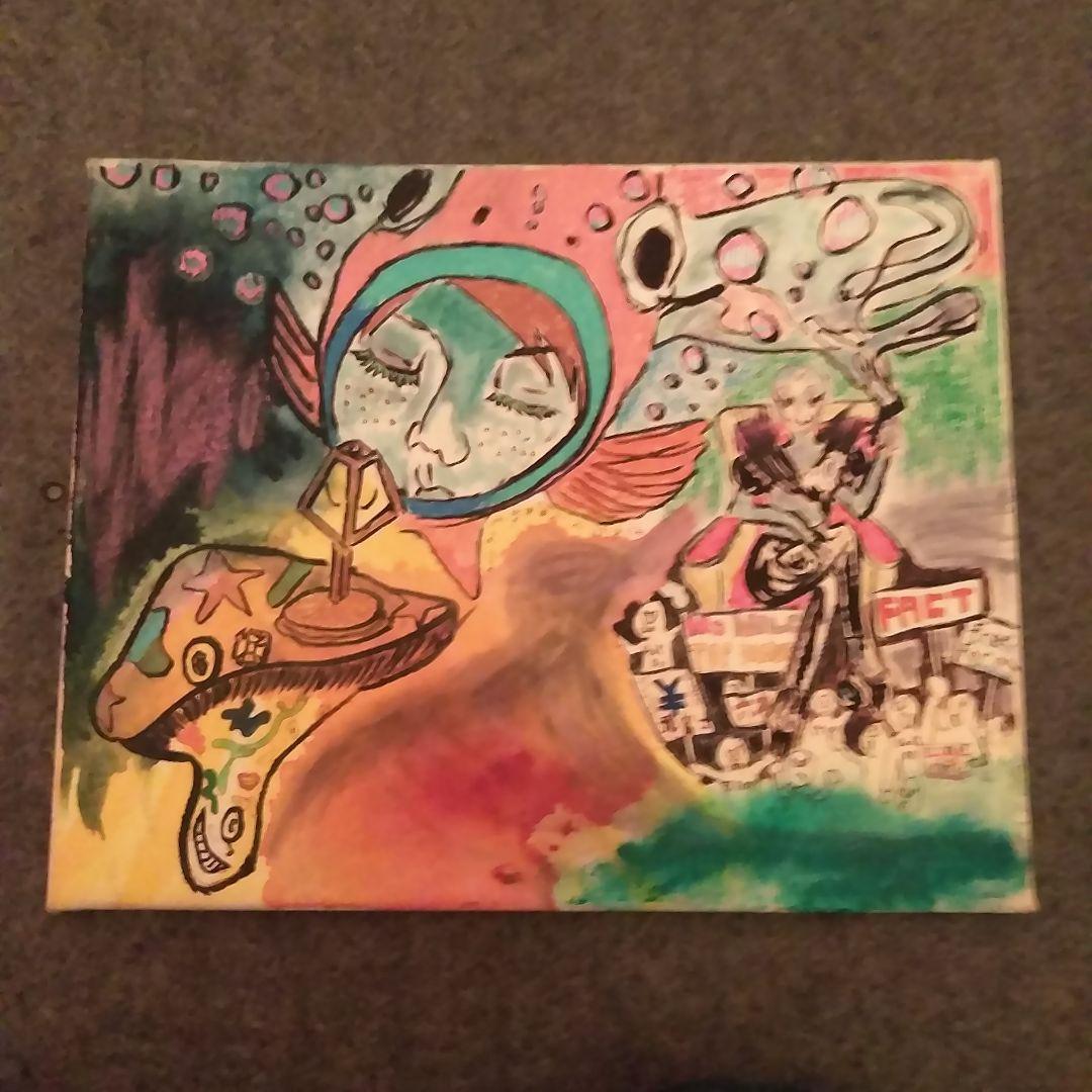 絵画　悪夢の中　f5