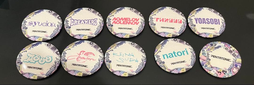 ※バラ売り可能 PENTATONIC 缶バッジ コンプリート