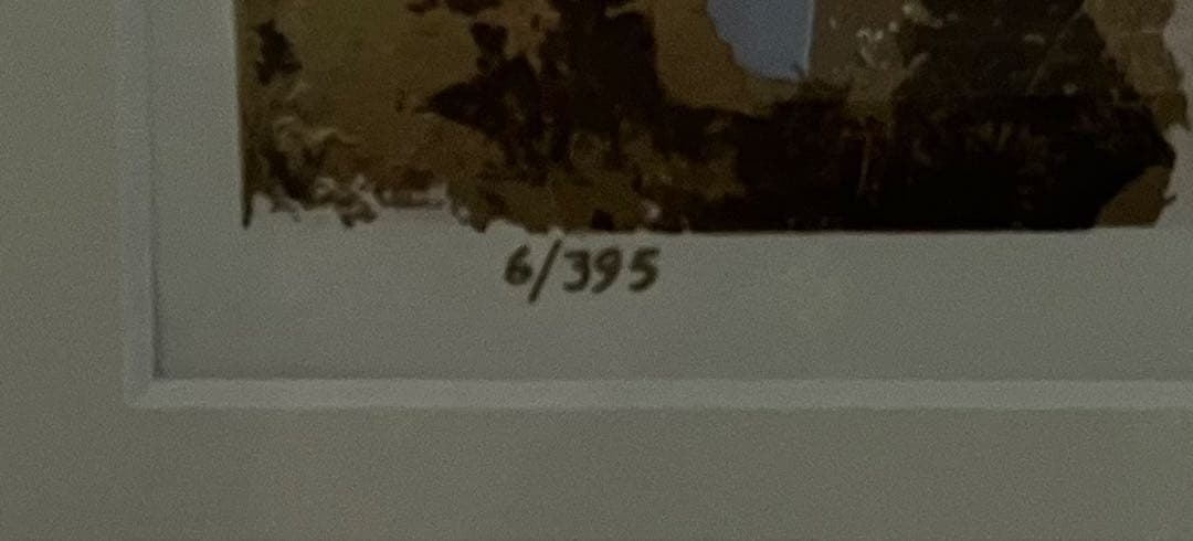 スザンヌ マリー 限定リトグラフ　6／395（本人サイン入り）【秘めごと】