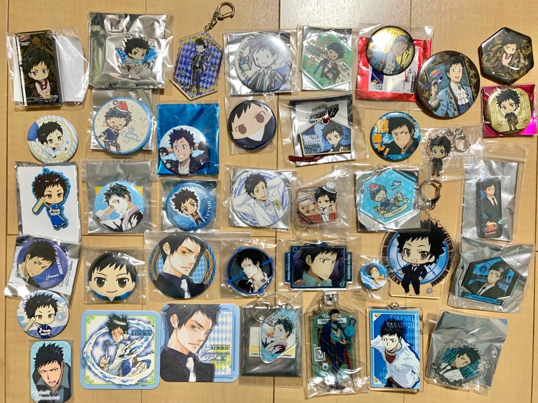 REBORN 山本武 缶バッジ アートコースター グッズ セット