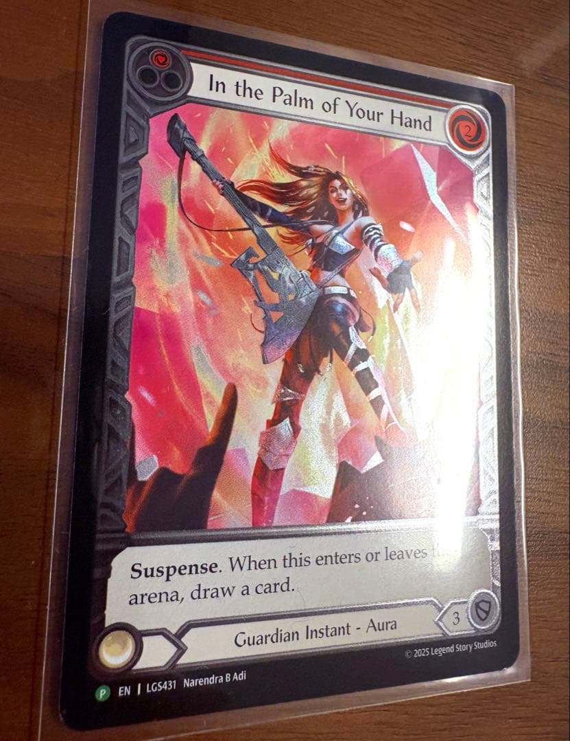 In the Palm of Your Hand プロモ CF 未使用 FaB