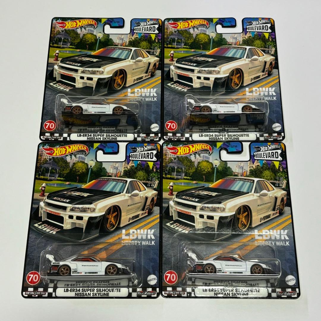 LB ER34 スーパーシルエット 日産 スカイライン 4台セット