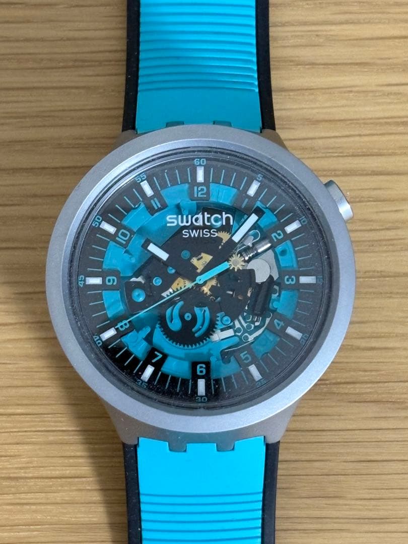 [スウォッチ]ミントトリム SB07S111グリーン