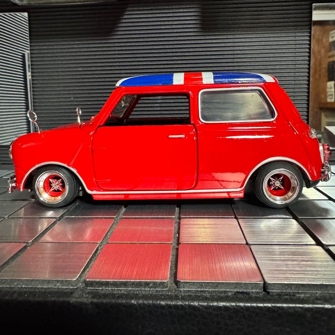 1/18 ミニカー MOTOR MAX ミニクーパー(カスタム仕様)