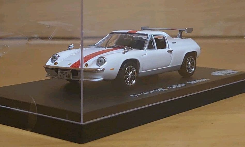 京商1/43 サーキットの狼ロータス ヨーロッパSP スペシャル（白）ミニカー