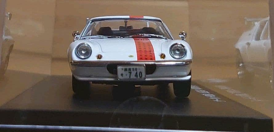 京商1/43 サーキットの狼ロータス ヨーロッパSP スペシャル（白）ミニカー