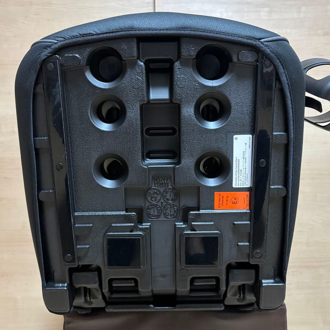 【美品】RECARO ジュニアシート J3 ネオコスモブラック ドリンクホルダー