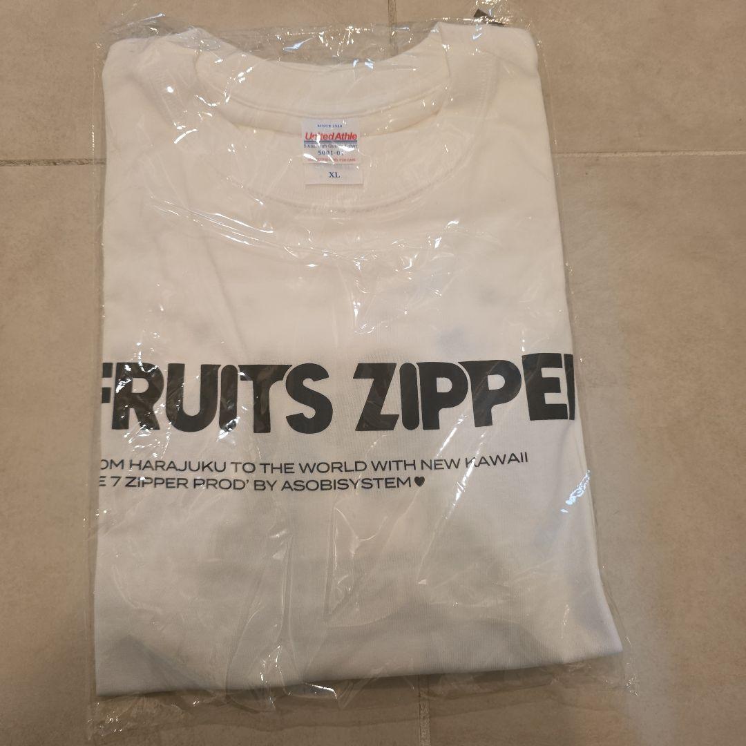 FRUITS ZIPPER 定番Tシャツ ホワイト XL フルーツジッパー