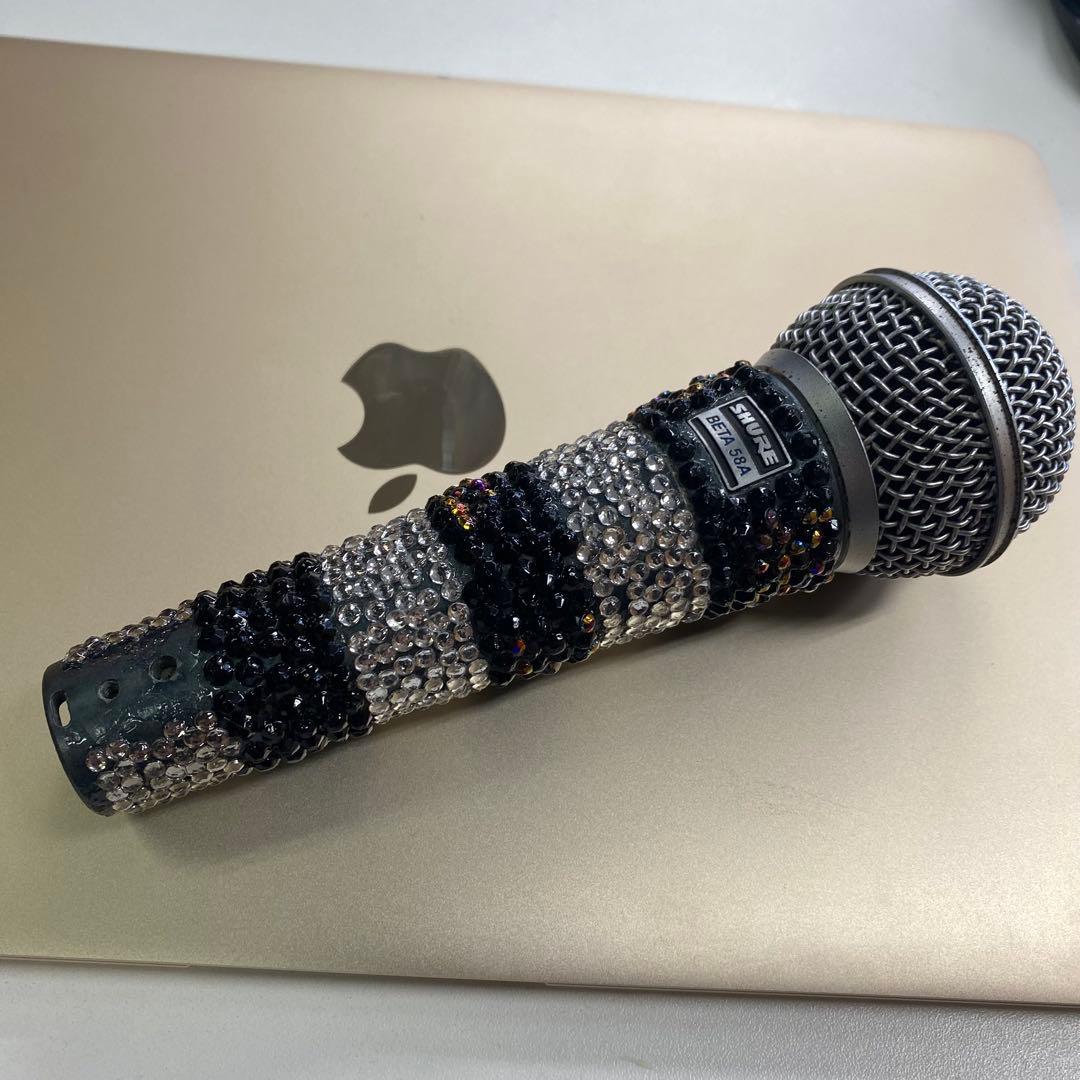 SHURE BETA58 ダイナミックマイク スワロフスキーデコレーション