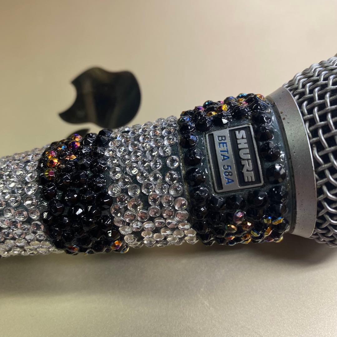 SHURE BETA58 ダイナミックマイク スワロフスキーデコレーション