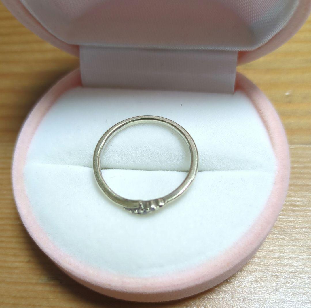 【値下げ】4℃　K10 リング　指輪 　ダイヤモンド　13号　　1.51ｇ