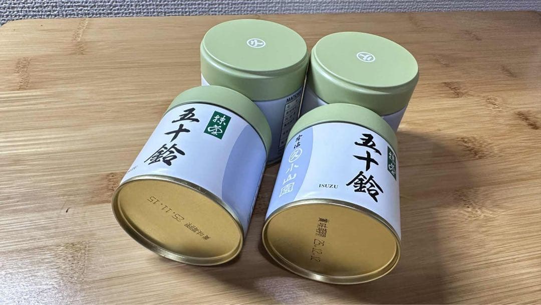 丸久抹茶　五十鈴　40gx4缶