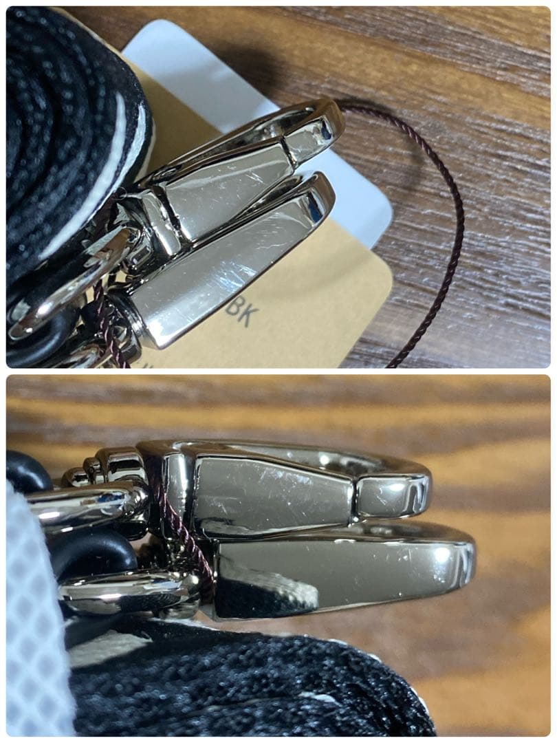 BEARDSLEY ショルダーベルト(ブラック、ドット)