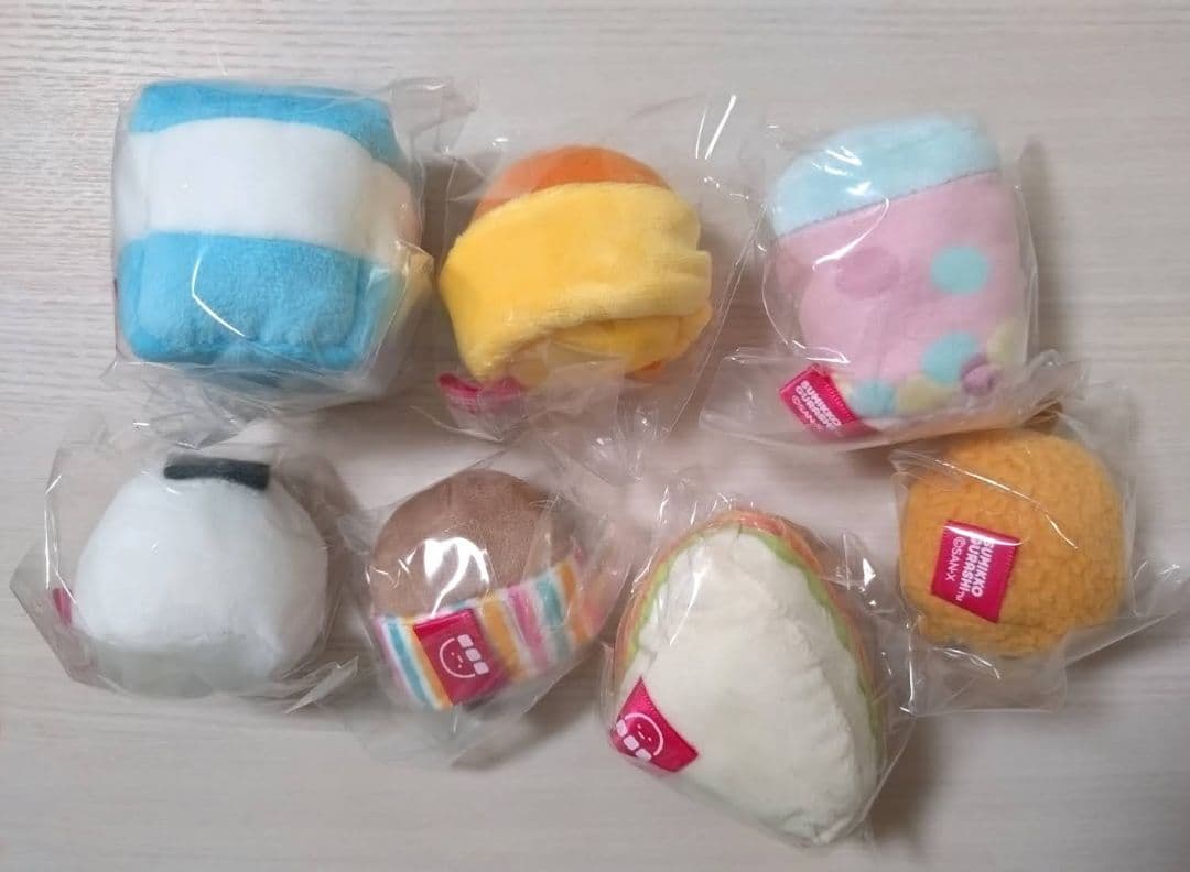 新品　すみっコぐらし　たぴおかコンビニ　くじ　てのりぬいぐるみ　7種　フルコンプ