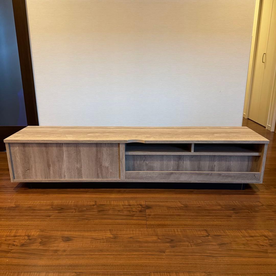 木目調テレビ台 引き出し4つ付き