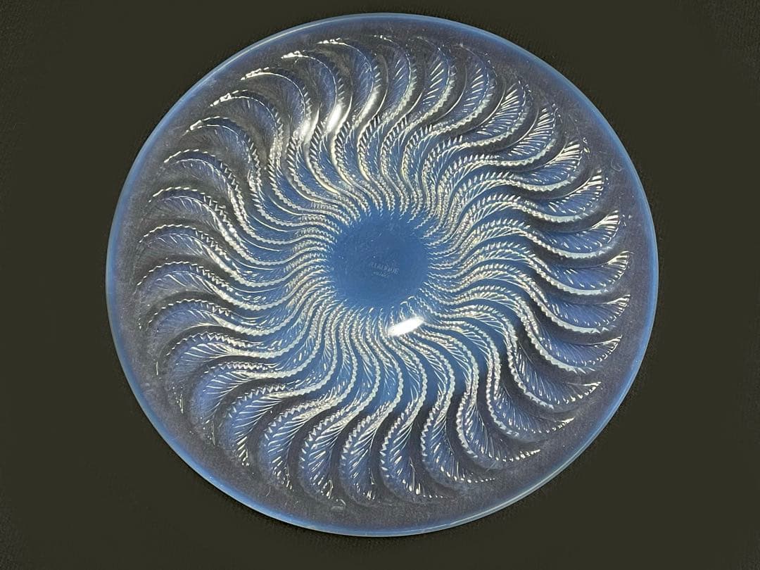 R.LALIQUEルネラリックActiniaイソギンチャク　浅鉢　大皿　プレート