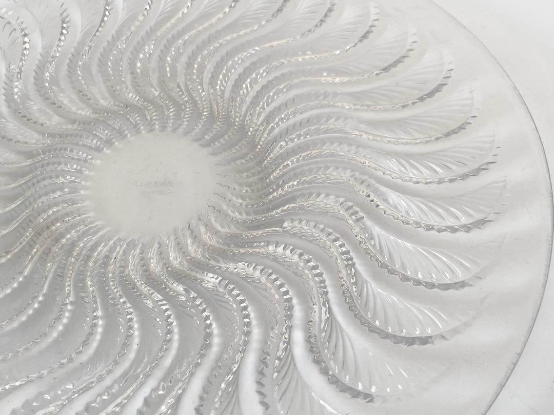 R.LALIQUEルネラリックActiniaイソギンチャク　浅鉢　大皿　プレート