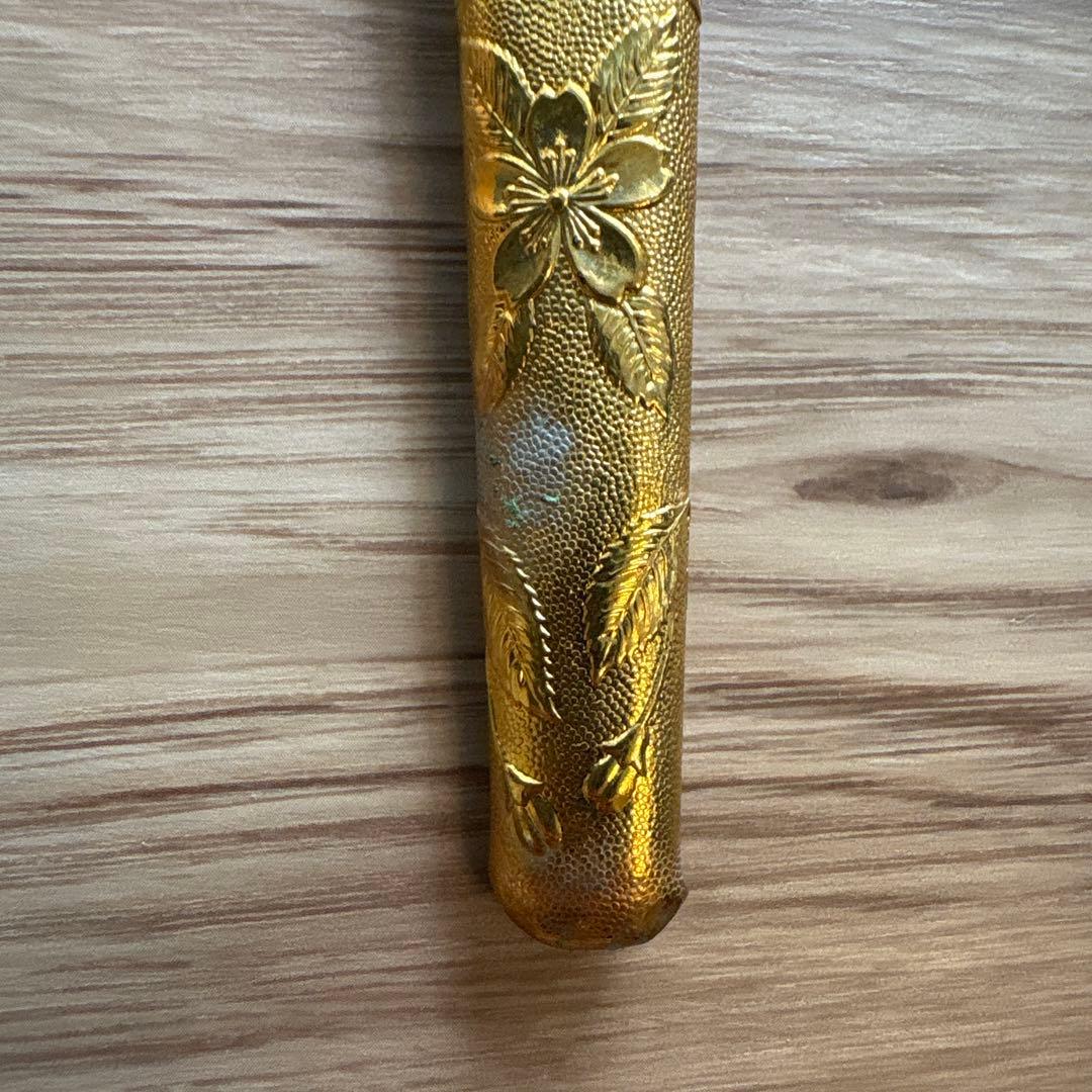 値下げ中！！【日本海軍短剣 模造刀】金装飾入り・専用箱付き