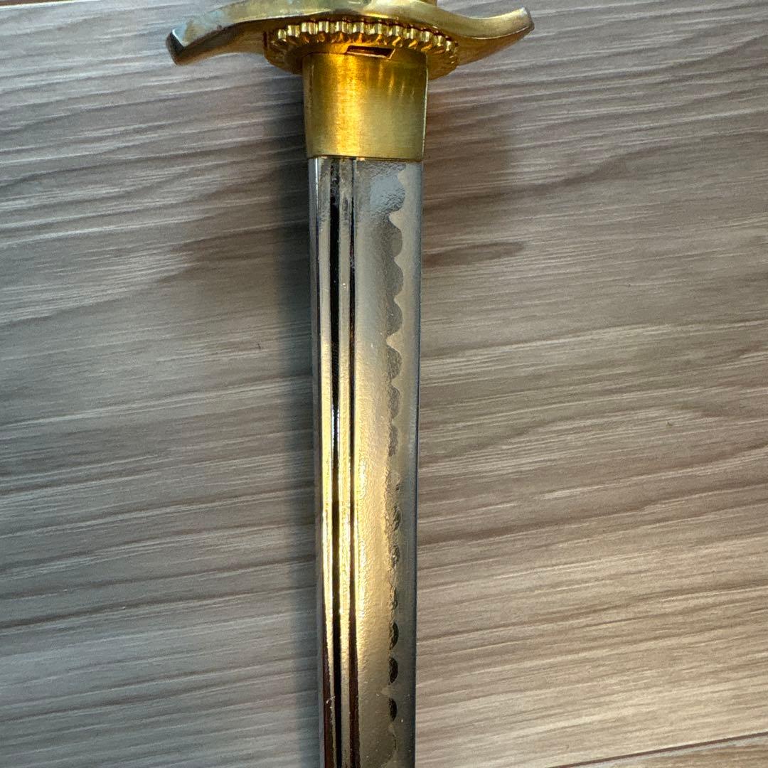 値下げ中！！【日本海軍短剣 模造刀】金装飾入り・専用箱付き