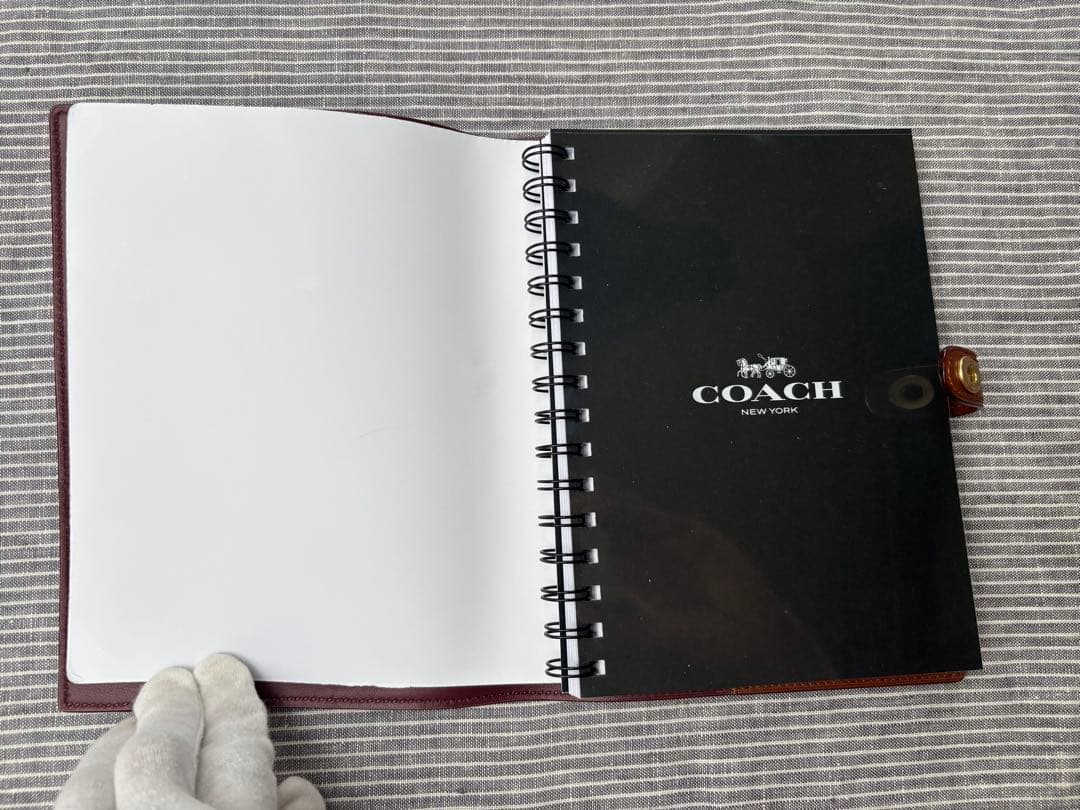 新品　コーチ　ピーナッツ　スヌーピー　ノート　ノートブック　シグネチャー