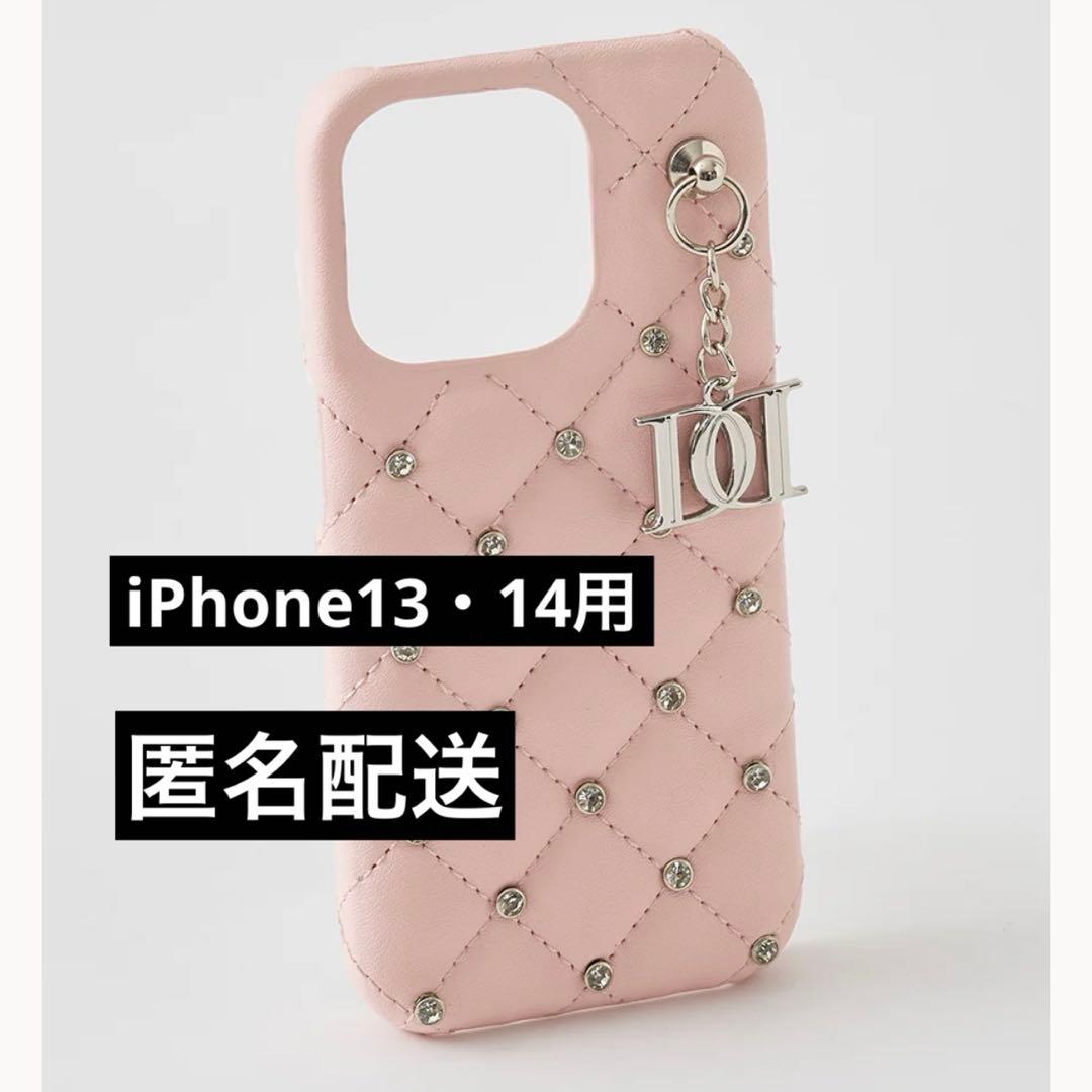 Darich キルティングビジューDDチャームiPhoneケース 13.14