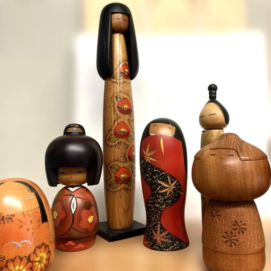 J*h様 創作こけし　豊楽　正楽　卯三郎　快平　まさし作　等