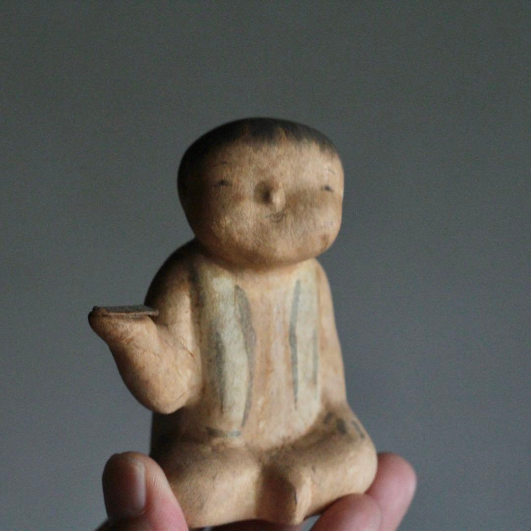 みよろ人形 「水辺興談」戦後複製品 三四郎人形 郷土人形 古道具 アンティーク