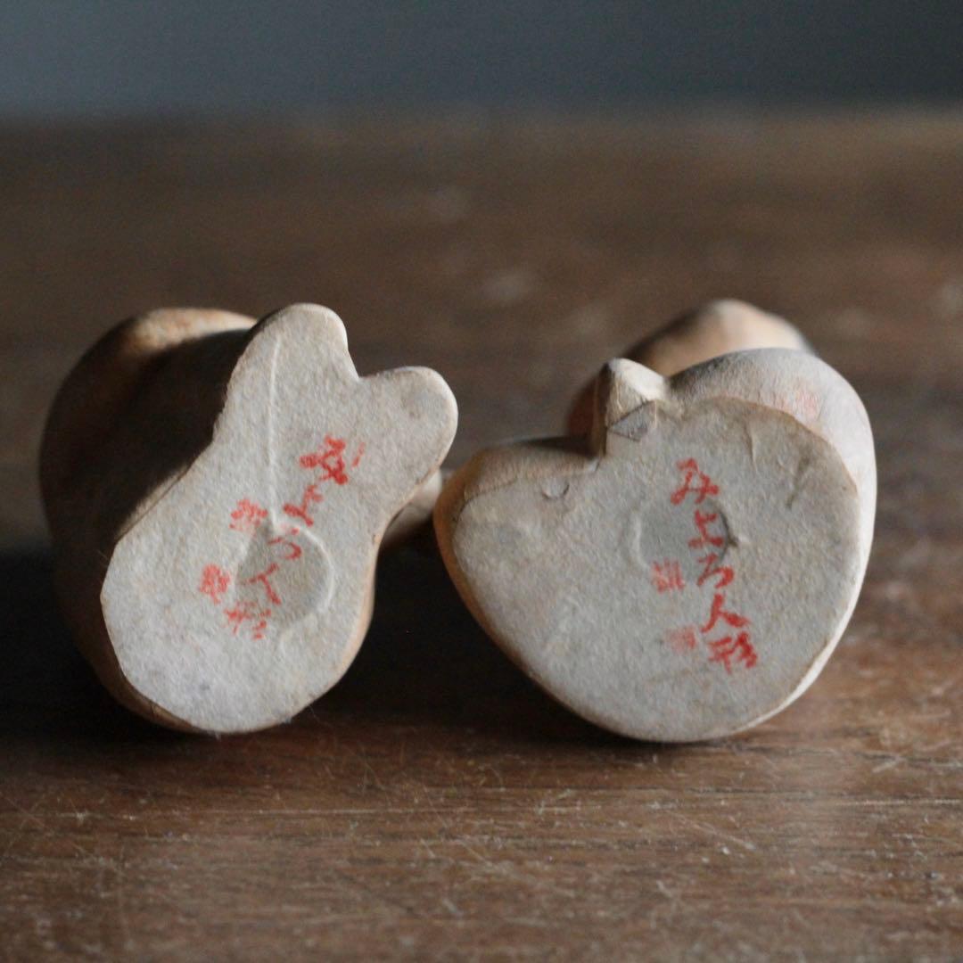 みよろ人形 「水辺興談」戦後複製品 三四郎人形 郷土人形 古道具 アンティーク