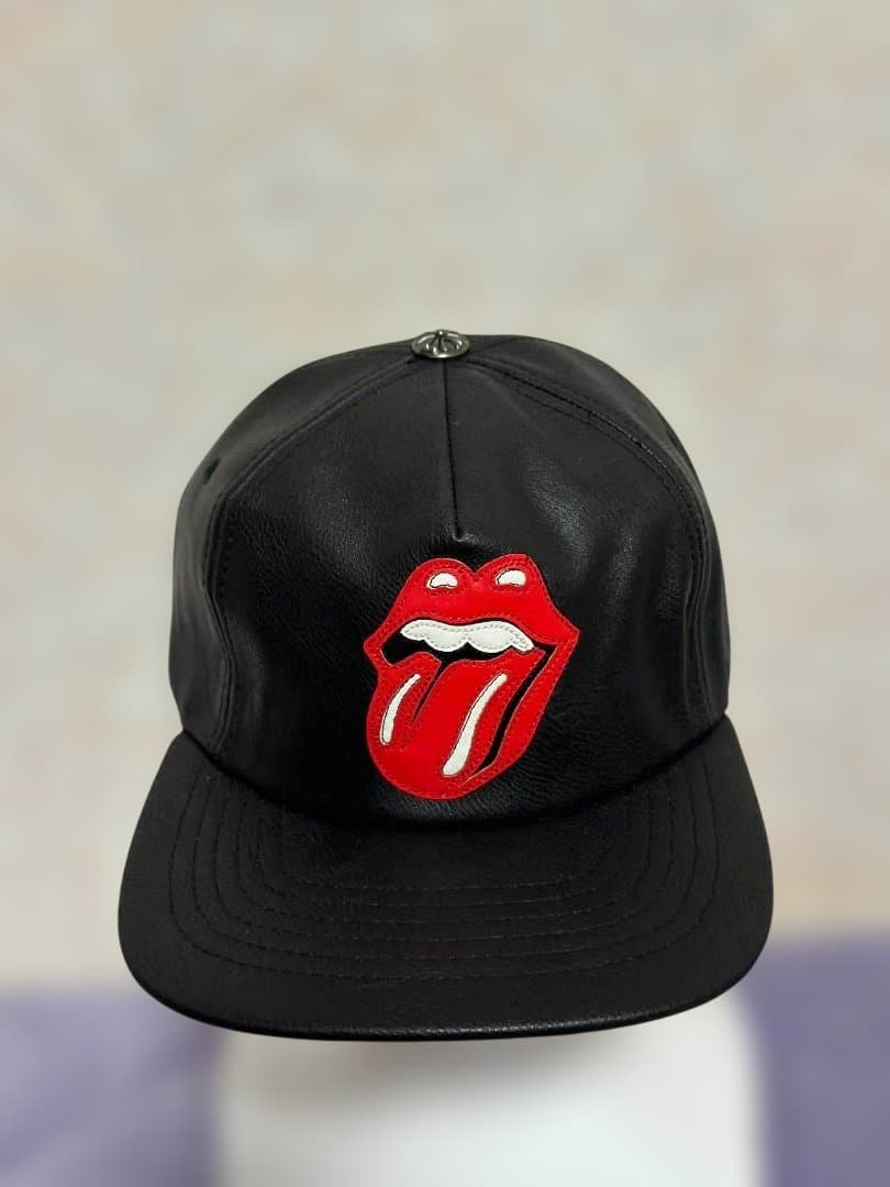 chromeheartsssローリング・ストーンズ レザーキャップ